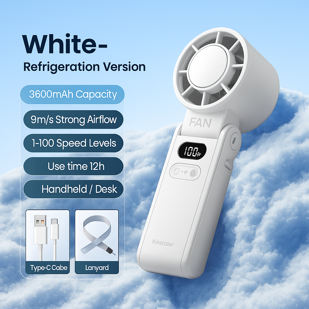 Outdoor Foldable Portable Handheld Fan