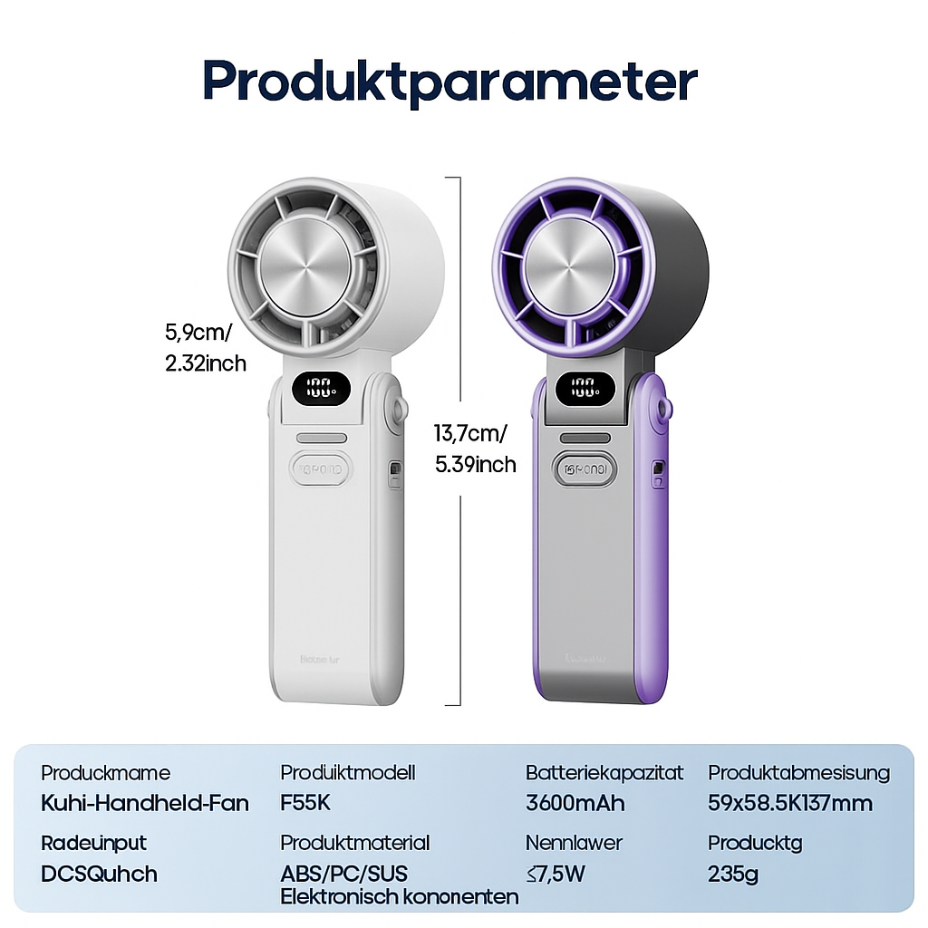 Outdoor Foldable Portable Handheld Fan