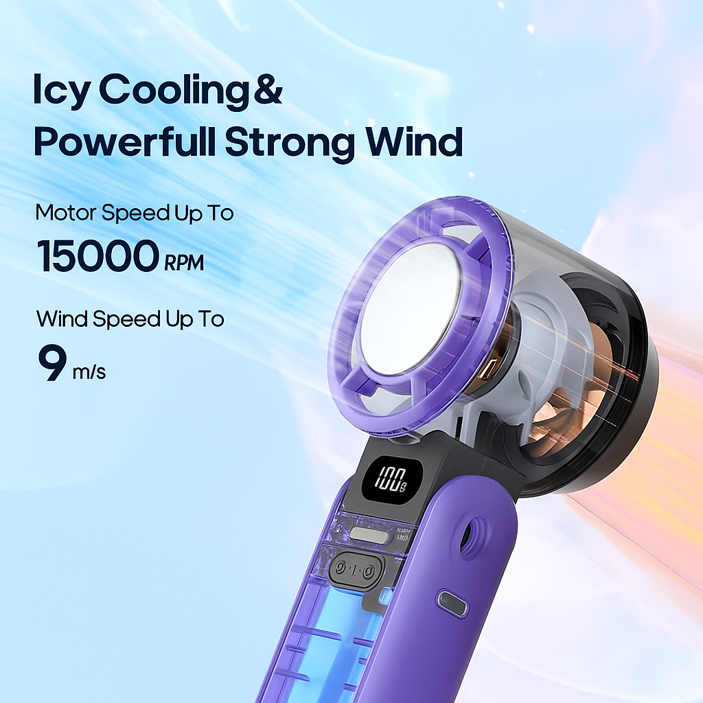 Outdoor Foldable Portable Handheld Fan