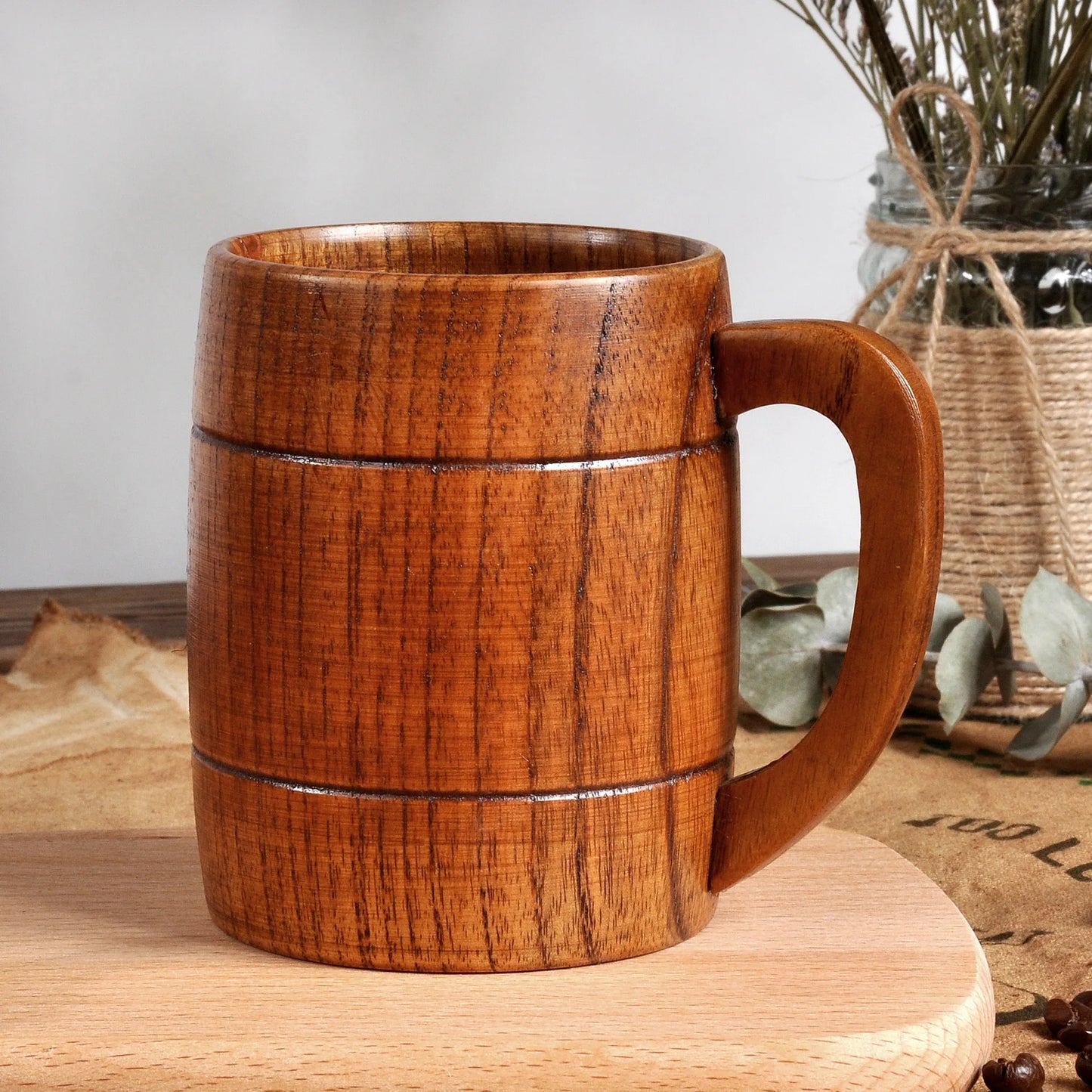 400ml Handmade Wooden Cup