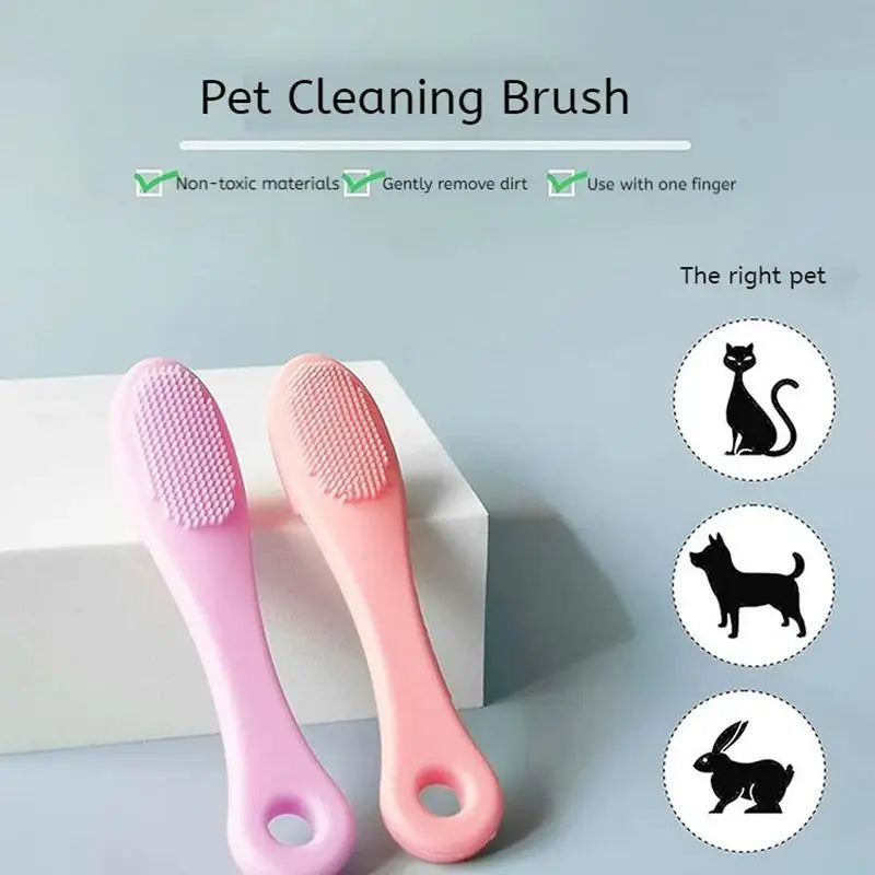 Cat/Dog Chin Brush Soft Silicone Grooming