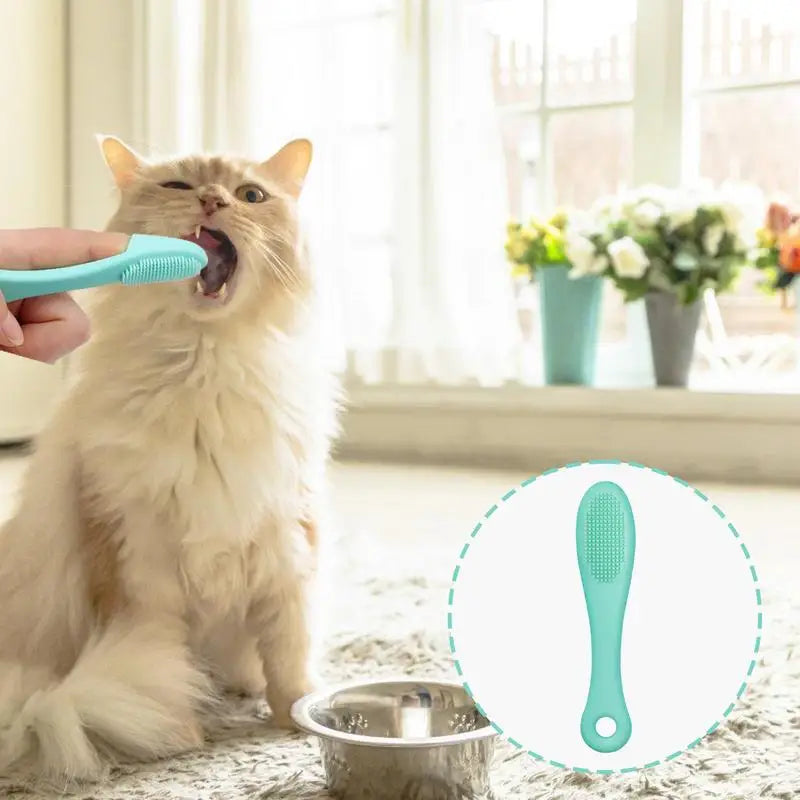 Cat/Dog Chin Brush Soft Silicone Grooming