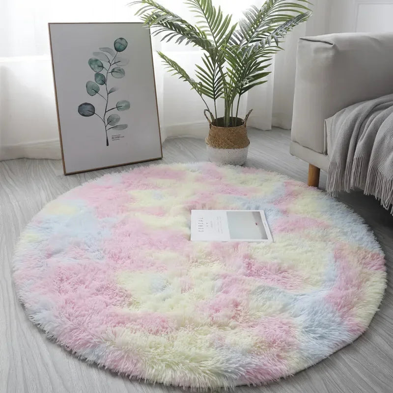 Ultra Soft Plush Round Rug Mat