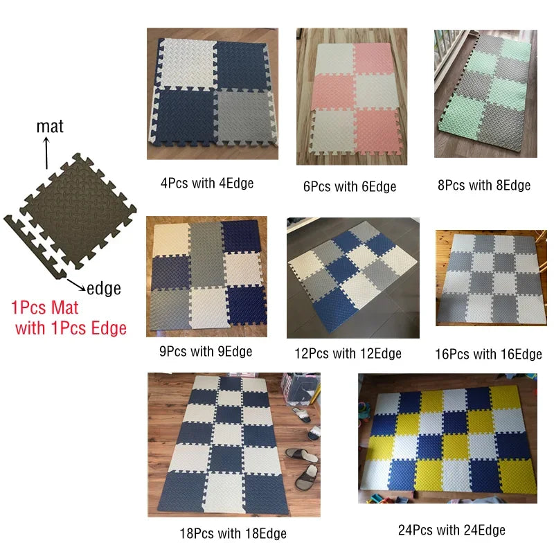 16pcs Foam Baby Play Mat Puzzle