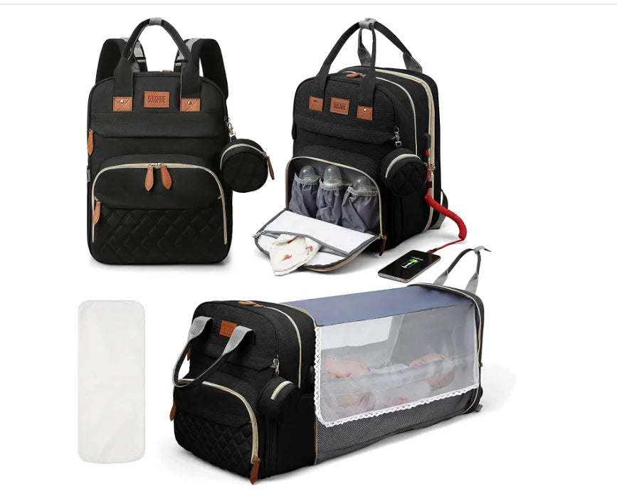 3 In 1 Diaper Bag Backpack