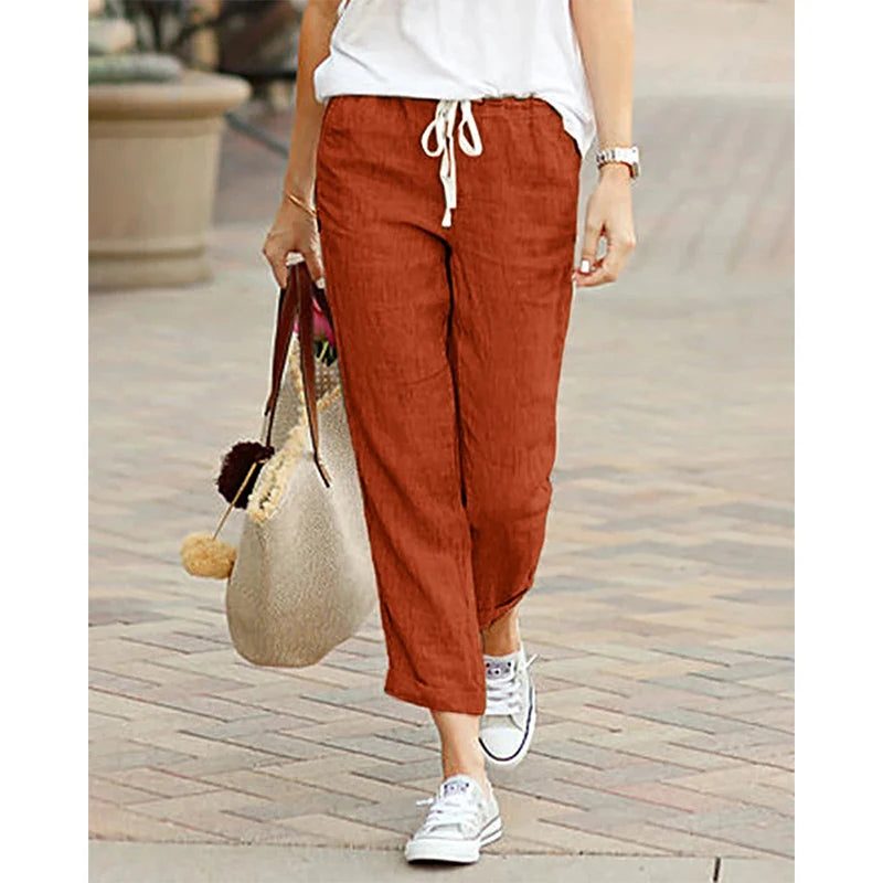 Autumn Cotton Women's Pants