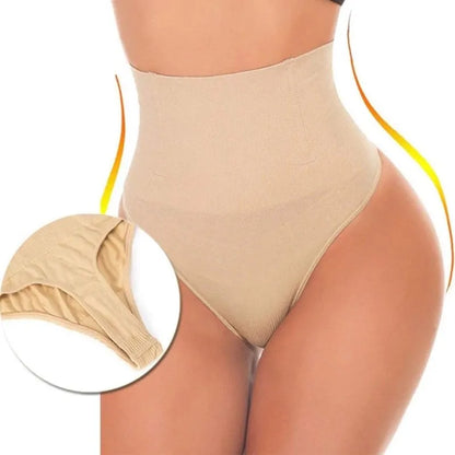 Tummy Control Women High Waist Thong