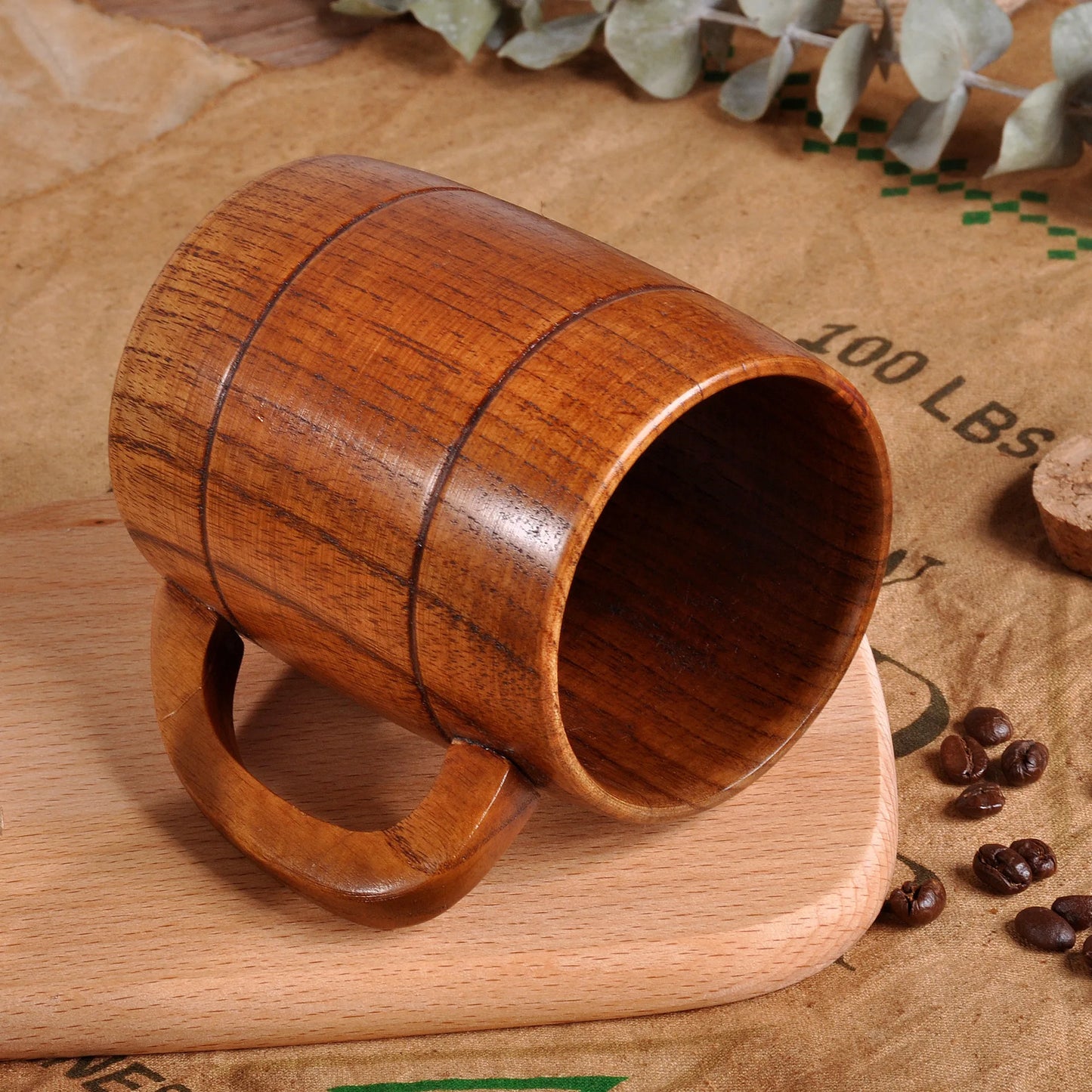 400ml Handmade Wooden Cup