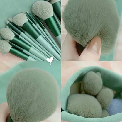 13Pcs Soft Fluffy Makeup Brushes