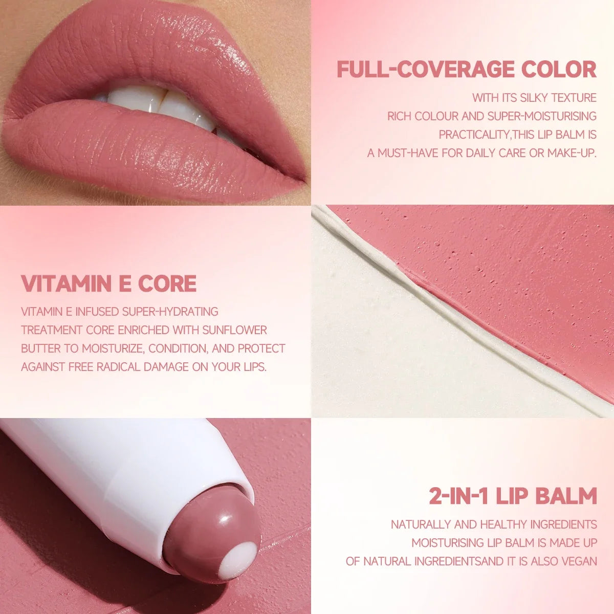2-in-1 Nude Lipstick