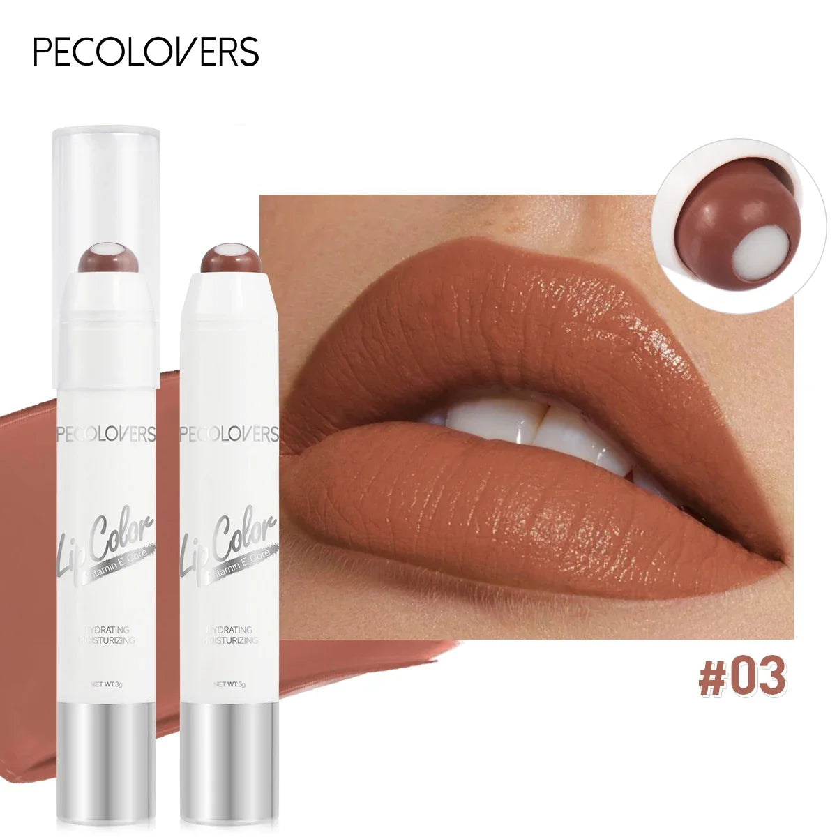 2-in-1 Nude Lipstick