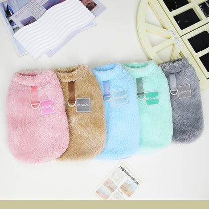 Soft Coral Fleece Pet Clothes