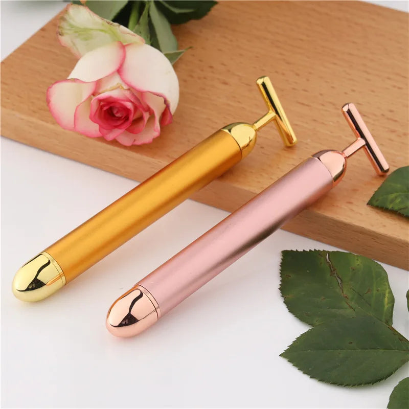 T-Shape Facial Massager Vibrating