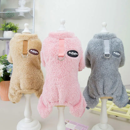Soft Coral Fleece Pet Clothes