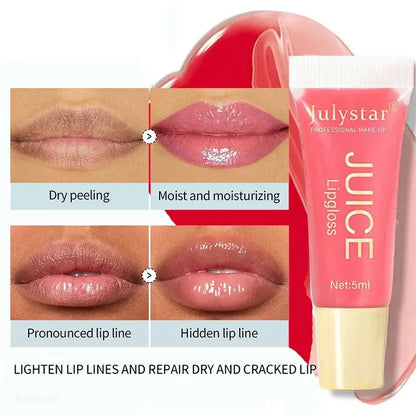 Watery Crystal Clear jelly Lip Oil Lip