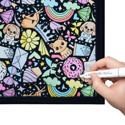 Coloring Blanket With Markers