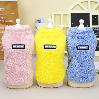 Soft Coral Fleece Pet Clothes