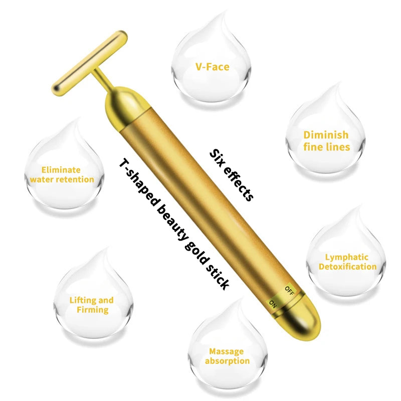 T-Shape Facial Massager Vibrating