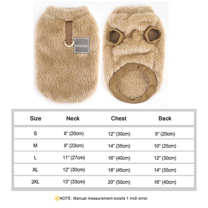 Soft Coral Fleece Pet Clothes