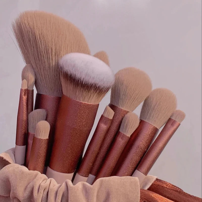 13Pcs Soft Fluffy Makeup Brushes