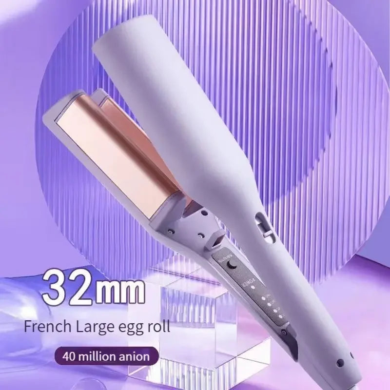 Electric Curling Iron with Automatic Lambswool