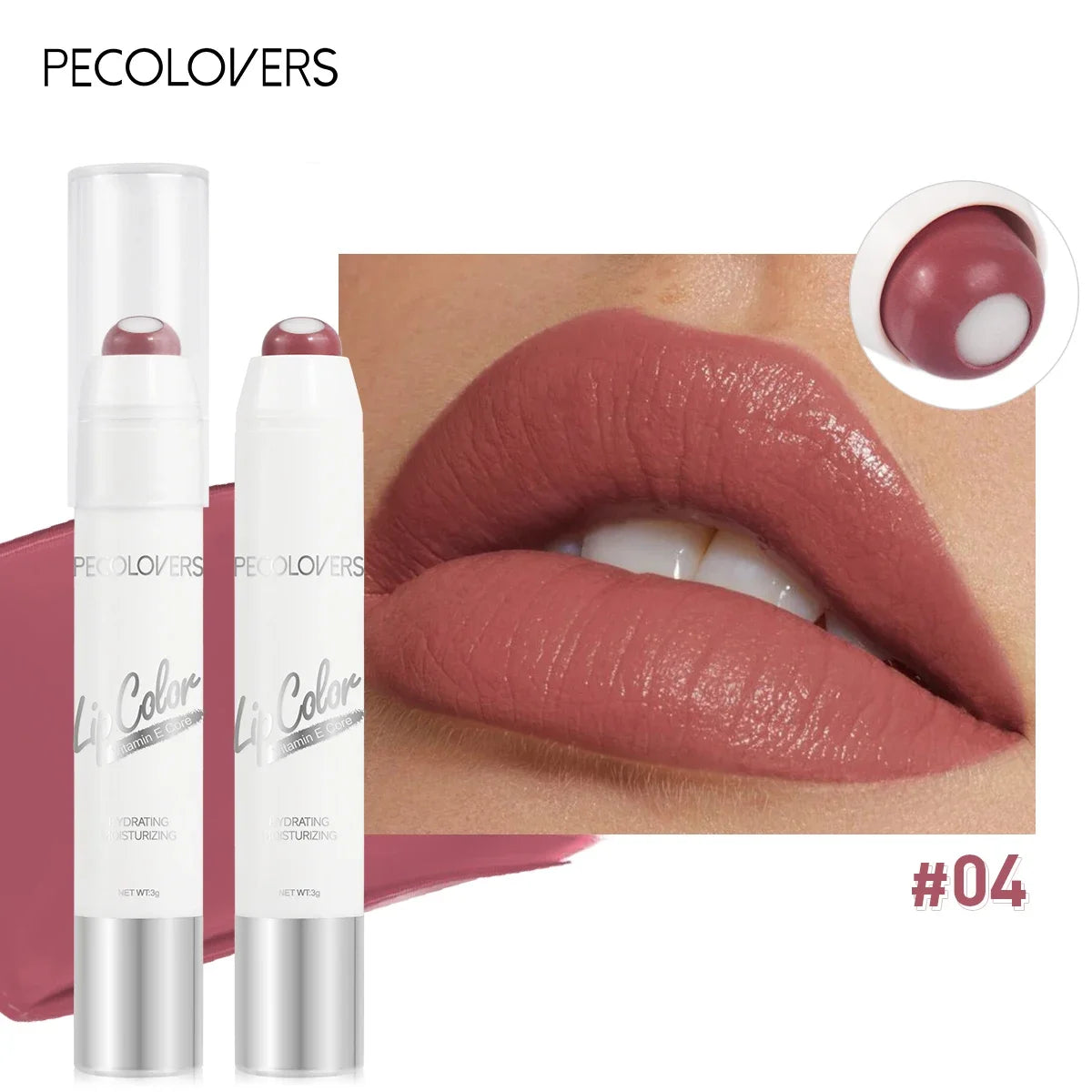 2-in-1 Nude Lipstick