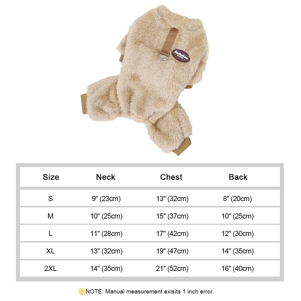 Soft Coral Fleece Pet Clothes