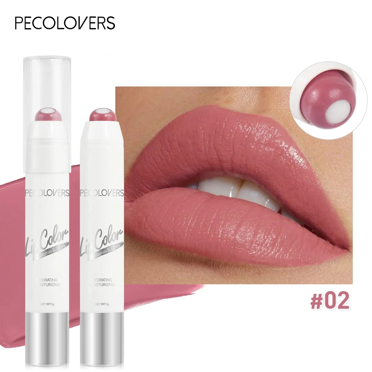 2-in-1 Nude Lipstick