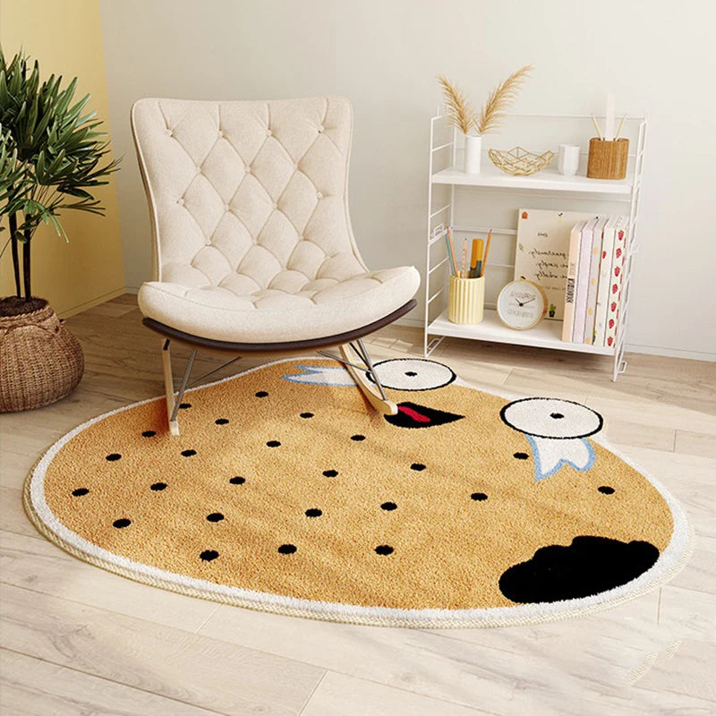 Nordic Fluffy Sun Flower Carpet